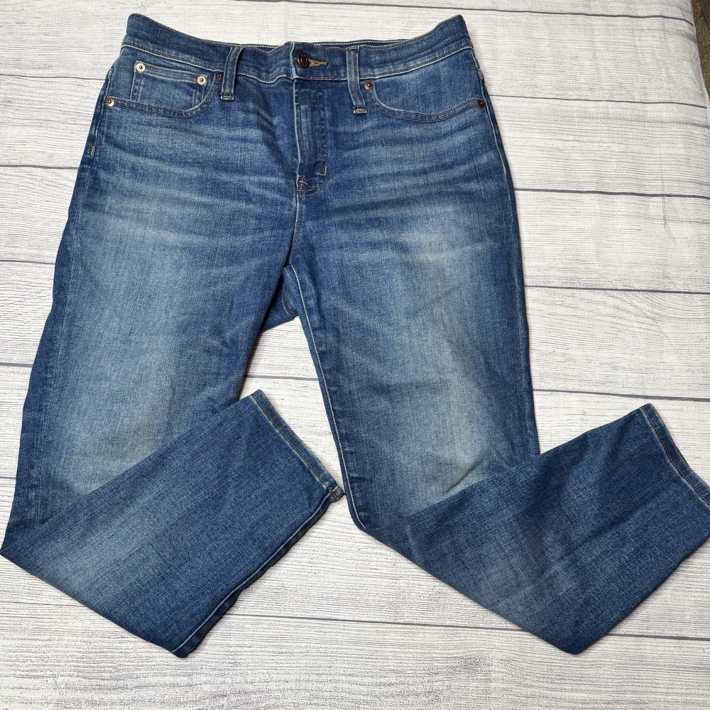 J. Crew‎ Denim 9 Inch Toothpick Jeans Blue AV691 Size 30P  Skinny Slim